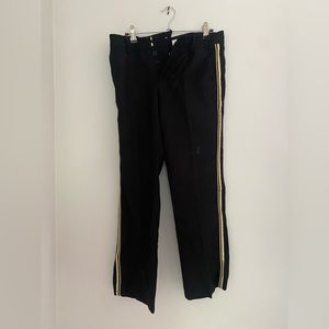 Zadig& volotaire black pants with striped detail